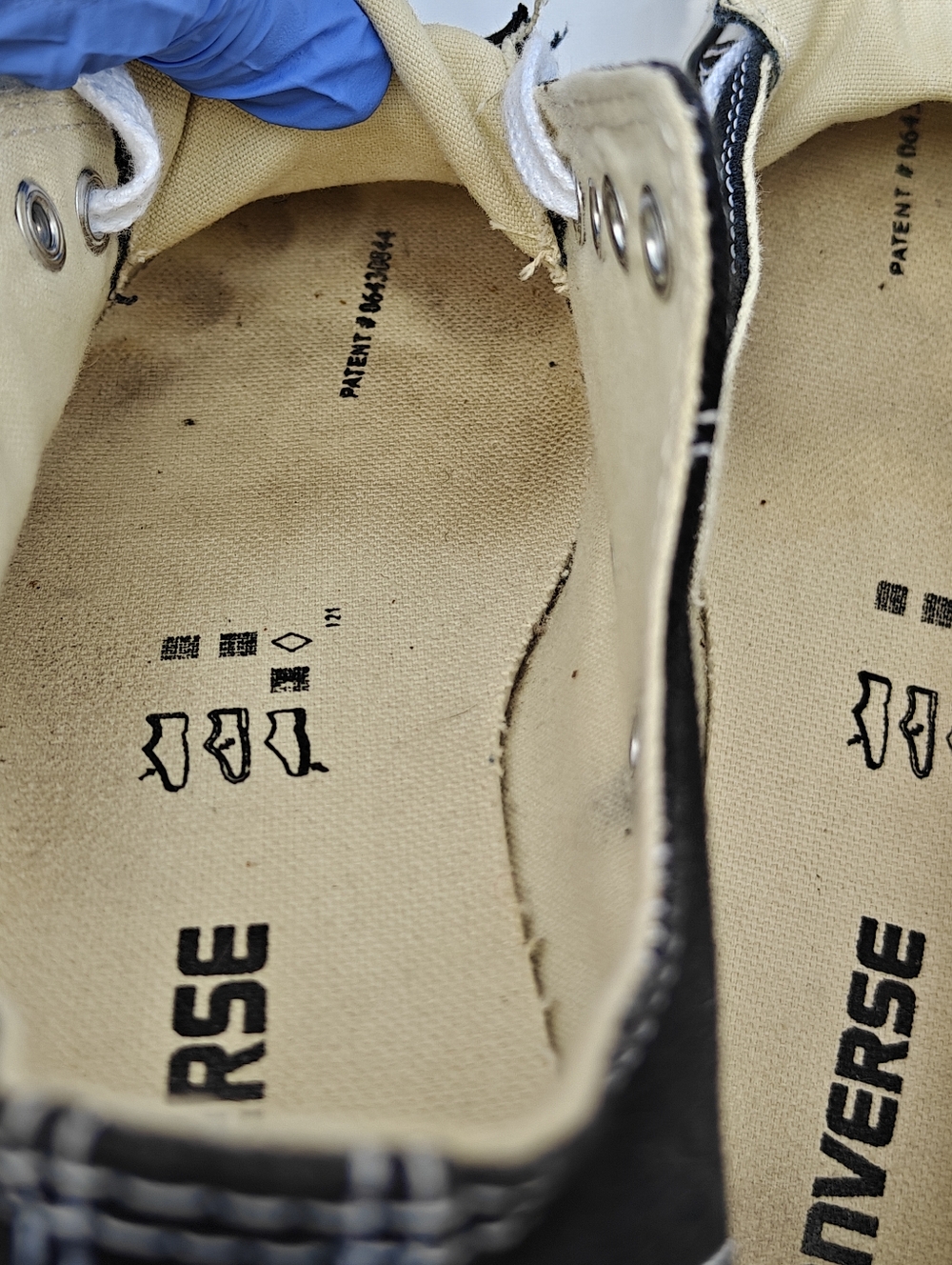BLACK CONVERSE SNEAKERS - Picture 10 of 11